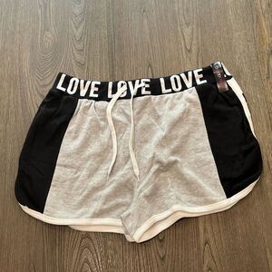 NWT Love Streak Womens Cotton Track Gym Shorts Size 3X
